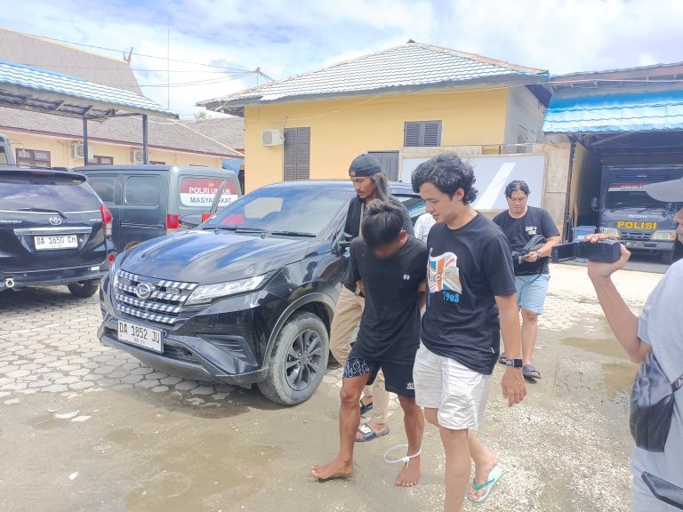 Pria Pembacok Mertua Ditangkap Resmob Polres Barito Utara di Pulang Pisau