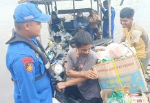 Kapal Polisi XVIII-2006 Ditpolairud Imbau Penyeberangan Tradisional Utamakan Keselamatan Penumpang