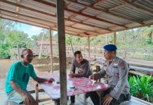Ditpolairud Patroli dan Sambangi Warga Pesisir DAS Kahayan Bahaur