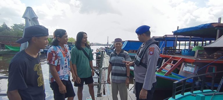 Pastikan Kamtibmas Tetap Kondusif, Personel Ditpolairud Polda Kalteng Patroli Dialogis