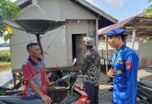 Sambang Warga Desa Binaan, Ditpolairud Edukasi Warga dan Pesan Jaga Kondusivitas