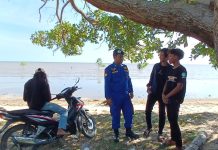 Personel Ditpolairud Pastikan Kamtibmas di Kampung Keramat Kondusif