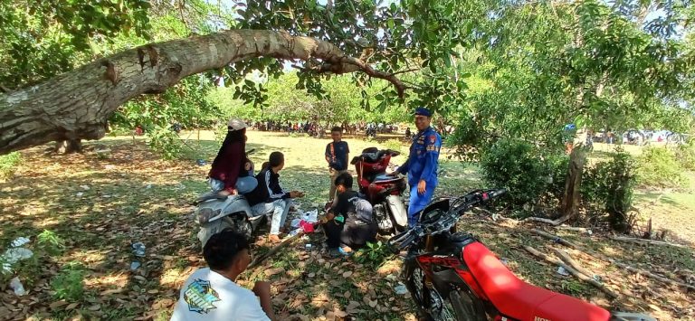 Polisi RW Ditpolairud Polda Kalteng, Jaga Situasi Kamtibmas di Pesisir DAS  Katingan