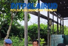 Sambangi Desa Binaan, Personel Ditpolairud Ajak Masyarakat Ciptakan Sitkamtibmas Kondusif