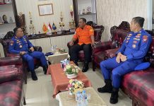 Perkuat Sinergitas, Dirpolairud Polda Kalteng Sambangi Kantor Basarnas Palangkaraya