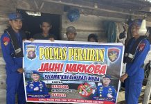 Stop Narkoba! Ditpolairud Polda Kalteng Imbau Masyarakat Pesisir Jauhi Narkoba
