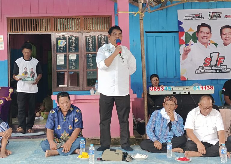 Siap Jadikan Shalahuddin Bupati Barito Utara, Warga Desa Sei Rahayu I Ajukan Syarat Perbaiki Jalan Tembus