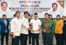 9 Parpol Deklarasi Dukung Shalahuddin-Felix Tingan