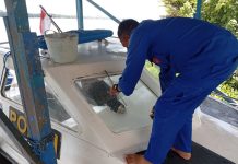 Rutin Rawat Sarana Apung Kapal Patroli, Ditpolairud Pertahankan Efisiensi