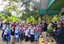 Calon Wabup Felix Tingan Disambut Meriah Warga Nihan Hilir Atas