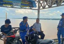 Ditpolairud Polda Kalteng Imbau Warga Samuda, Soal Bahaya Narkoba dan Judol