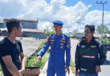 Personil Mako Perwakilan DAS Jelai Ajak Masyarakat Pesisir Perangi Narkoba