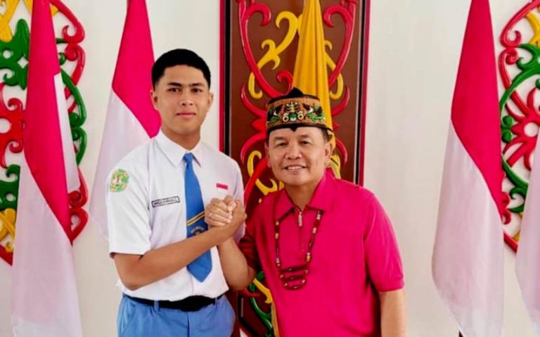 Gubernur Kalteng Bertemu Pelajar Kebanggaan Barito Utara  Lolos Paskibraka Nasional