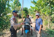 Personel Ditpolairud Bergerak di DAS Kahayan Bahaur ; Sambang, Patroli Rutin, Pesan Kamtibmas