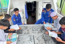 Ditpolairud Laksanakan Misi Mencerdaskan Kehidupan Bangsa di DAS Barito