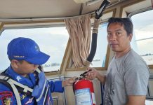 Kapal Ditpolairud Polda Kalteng Patroli Rutin dan Periksa Alat Keselamatan