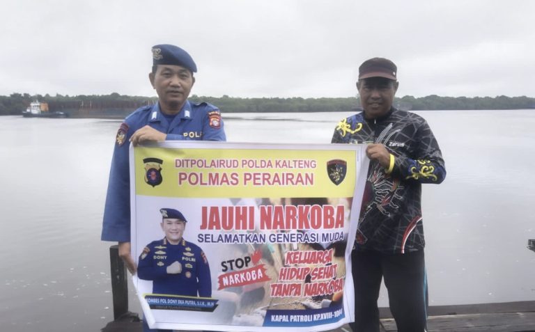 Personel KP XVIII-1004 Ditpolairud, Peduli Selamatkan Generasi Muda dari Bahaya Narkoba