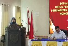 KPU Barito Utara Uji Publik Pencermatan Data Pemilih PSU Pilkada