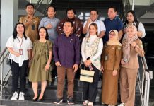 Setwan Barito Utara Terima Kunjungan Anggota DPRD Kutai Barat