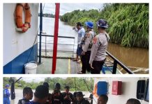 Personel Ditpolairud Polda Kalteng Bantu Pencarian Korban Tenggelam di DAS Mentaya