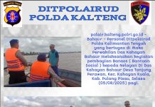 Ditpolairud Peduli, Nelayan DAS Kahayan Bahaur Terima Bansos