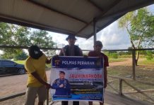 Ditpolairud Polda Kalteng dan Masyarakat Pesisir Tutup Rapat Pintu Masuk Narkoba