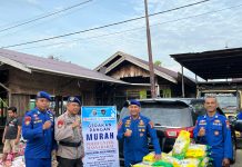 Ringankan Beban Warga, Ditpolairud Polda Kalteng Hadirkan Gerakan Pangan Murah