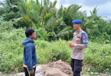 Personil Ditpolairud Gandeng Masyarakat DAS Jelai Jauhi dan Perangi Narkoba 