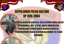 Ditpolairud Polda Kalteng Edukasi Masyarakat, Soal Bahaya Terorisme dan Radikalisme
