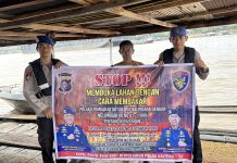 Ditpolairud Polda Kalteng Ajak Masyarakat Cegah Karhutla