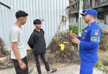 Ditpolairud Sosialisasikan Bahaya Karhutla kepada Masyarakat Pulang Pisau