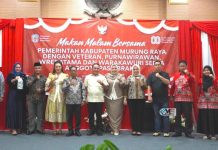 Pemkab Murung Raya Ramah Tamah Bersama Veteran, Purnawirawan dan Warakawuri