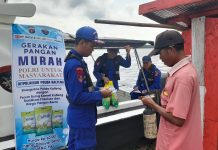 Ditpolairud Polda Kalteng Gencarkan Gerakan Pangan Murah