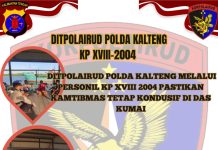 Pastikan Kamtibmas DAS Kumai Kondusif, Personel Ditpolairud Polda Kalteng Lakukan Ini