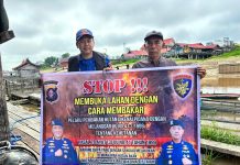 Ditpolairud Polda Kalteng Persuasi Masyarakat DAS Barito Cegah Karhutla