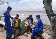 Personel Ditpolairud Ciptakan Kamtibmas Pantai “We Love Jelai” Aman dan Kondusif 