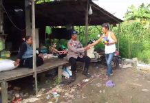 Personel Ditpolairud Polda Kalteng Pererat Hubungan Polri dan Masyarakat