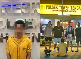 Polisi Bekuk Pencuri Hitachi Milik Masjid Ainur Ridha di Barito Utara
