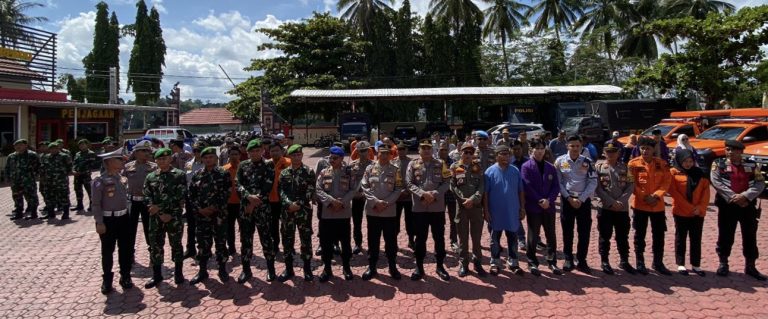 Polres Barito Utara Gelar Patroli Skala Besar, Libatkan Berbagai Komponen