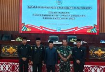 DPRD Murung Raya Terima Rancangan KUPA dan PPAS dari Pemkab