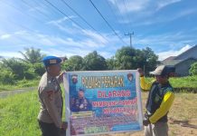 Personel Ditpolairud Dorong Kesadaran Masyarakat Seruyan Jaga Kebersihan Sungai