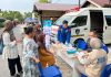 Layanan Kesehatan Ditpolairud, Sasaran Pengunjung dan Pedagang Pasar di Kotim