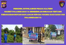 Ditpolairud Sosialisasikan Pencegahan Kathutla kepada Masyarakat DAS Kahayan