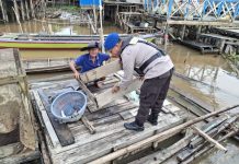 Anggota Ditpolairud Sambang Warga, Jamin Peningkatan Kualitas Kamtibmas 