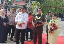 Bupati Shalahuddin Sambut Kajari Baru Barito Utara Fredy Feronico Simanjuntak