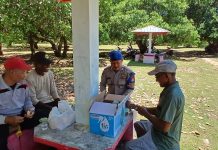 Polisi RW Ditpolairud Polda Kalteng Jaga Situasi Kamtibmas di DAS Katingan