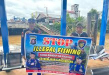 Ditpolairud Polda Kalteng Ajak Masyarakat Perangi Ilegal Fishing, Lindungi Sungai