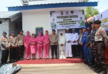 Dirpolairud Polda Kalteng dan Bhayangkari Bakti Sosial, Salurkan Bansos dan Bantuan Bedah Rumah di Jelai