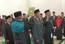 Bupati Shalahuddin Lantik 4 Pejabat Eselon II Pemkab Barito Utara
