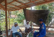 Jalankan Polmas, Polisi RW Ditpolairud Temui Warga Pesisir DAS Kahayan Bahaur